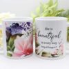 She is Beautiful Scripture Coffee Mug
